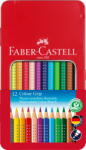 Faber-Castell Creioane Colorate 12 Culori Cutie Metal Grip 2001 Faber-castell