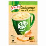 Knorr Cup a Soup instant csirkekrémleves zsemlekockával 16 g - cooponline