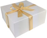 Prémium ajándékdoboz Fehér ajándékdoboz, díszdoboz - 22 x 22 x 10 cm