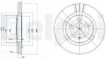 DELPHI Disc frana DELPHI BG2713 - piesa-auto