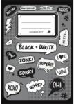 ICO Süni Black and Write A5 leckefüzet (7500085015)