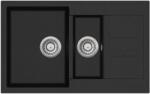 Evido Cubo 6S compact gránit mosogató 800x500 antracit (105574) - novatop