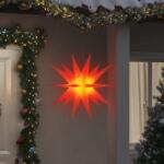 vidaXL összecsukható piros karácsonyi lámpa LED-del 100 cm (356193)