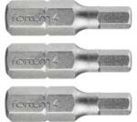 Fortum behajtóhegy Hex 3db S2 acél 3x25mm (4741504)