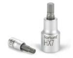 Fortum bitdugófej imbusz, 1/4", 61CrV5/S2, mattkróm; 4mm (HX4) (4701604)