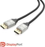 j5create DisplayPort 1.4 Összekötő Fekete-Szürke 2m JDC43 (JDC43)