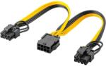 Goobay 60000 8pin - 2x PCI-Express 6+2pin eloszt (60000)