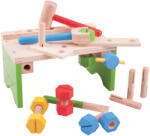 Bigjigs Toys Ponk cu unelte și ciocan (DDBJ689) Set bricolaj copii