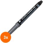 Tratto Set 3 x Marker Permanent OHP F Tratto - Black - Varf subtire (CUL-3xFL0806803)