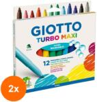 GIOTTO Set 2 x 12 Carioci Gigant Turbo Maxi Giotto (CUL-2xFL0076200)