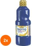 GIOTTO Set 2 x Culoare Tempera Giotto, Ultramarine Blue, 500 ml (CUL-2xFL0535317)