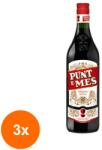 Fratelli Branca Distillerie Set 3 x Vermut Branca Punt E Mes, 16% Alcool, Rosu, 1 l (FPG-3xBRAN5)