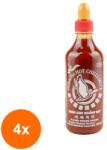 Flying Goose Set 4 x Sos Hot&Sweet Sriracha Flying Goose, 455 ml