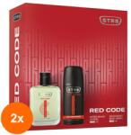 STR8 Set 2 x Str8 Red Code, Barbati, Lotiune dupa Ras, 100 ml si Deodorant Spray, 150 ml