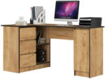 AKORD Sarok íróasztal - Akord Furniture - 155 cm - kézműves tölgy (bal)