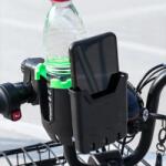 AVEX Suport 2-IN-1 pentru telefon si sticla de apa, montaj pe motocicleta, bicicleta, scuter, trotineta, carucior bebelus (T250923-17) Trotineta