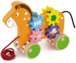 Viga Toys Húzogatós játék - ló fogaskerekekkel 4237-A