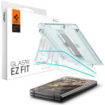 Google Pixel Fold, Kijelzővédő fólia, ütésálló fólia az íves részre nem hajlik rá! ), Tempered Glass (edzett üveg), Spigen Ez Fit, Clear, 2 db / csomag