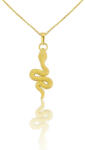 Ékszerkirály 14k arany medál, pikkelyes kígyó (AM094)