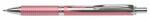 Pentel Rollertoll, PENTEL EnerGel BL-407 0, 35 mm, nyomógombos, rózsaszín tolltest, kék (BL407P-A)