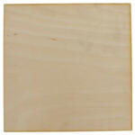  Natúr fa - Négyzet tábla 15x15cm (CCR6624)