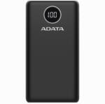 ADATA Baterie externa adata 20000mah, quick charge 3.0 + pd 18w, 2 x usb & 1 x usb-c, black (ap20000qcd-dgt-cbk) (AP20000QCD-DGT-CBK)