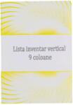 Goldpaper Lista inventar vertical 9 coloane, a4, 100 file (6422575000881)