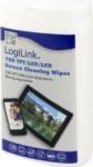 Logilink Set curatare logilink rp0010 - 100 servetele pentru ecran lcd (RP0010)