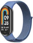 gigapack Xiaomi Band 8 pótszíj (egyedi méret, nylon, tépőzáras, légáteresztő) kék (GP-146557)