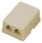 Datacom UTP CAT3 2xRJ11 aljzat gipszkartonhoz sl. kost (2306)