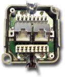 Datacom STP dupla aljzat a vakolat felett Cat6 FA-1004 (2457)