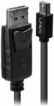Lindy LINDY Mini DisplayPort към Displayport кабел черен 3m (41647)