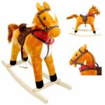 Pepita plush Swinging cal cu șa și hangeffekttel #lightbrown (W16D070) Balansoar calut