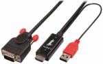 Lindy LINDY HDMI към VGA кабел с USB USB A за Strom 1080p 2m (41456)