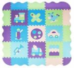SPRINGOS Covoraș puzzle creativ pentru copii, 90x90 cm, multicolor (PM0003)