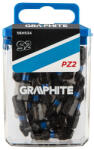 GRAPHITE Set biti de impact PZ2X25mm 1/4" 20buc. GRAPHITE 56H534 HardWork ToolsRange (56H534) Surubelnita