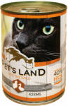 Pet's Land Pet's Land Cat Konzerv Baromfihússal 12x415g