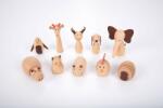 Tickit Set 10 animale din lemn lumea animalelor (TIK73472) - bravoshop Figurina