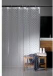 atenas home textile Perdea dus transparenta cu stelute 180 x 200cm Perdea de dus