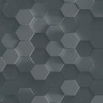 As Creation Tapet 3D Hexagoane antracit