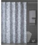 atenas home textile Perdea dus cu flori alb-negru Perdea de dus
