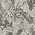 As Creation Tapet alb-negru cu plante exotice
