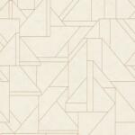 As Creation Tapet Art Deco geometric crem-auriu