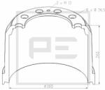 PE Automotive Tambur frana PE Automotive 326.006-00A