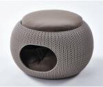 Curver Knit Pet Home fekhely cappuccino színben (610409)