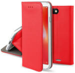 MH Protect Smart magnet Huawei Y6P (2020) oldalra nyíló mágneses könyv tok szilikon belsővel piros