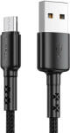Vipfan USB-Micro USB kábel Vipfan X02, 3A, 1.2m (fekete) - mobilehome
