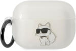 MH Protect Karl Lagerfeld 3D Logo NFT Choupette TPU Apple Airpods Pro 2 szilikon tok fehér (KLAP2HNCHTCT)