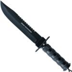 Haller Survival negru negru cuțit cu lama fixă Jungle Adventurer