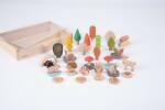 TickiT Set de 37 figurine din lemn pentru activitati educative Padurea (TIK73552) - bekid Figurina